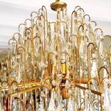 Italian Murano 1970 crystal chandelier