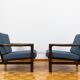 Mid Century Armchairs By Zenon Bączyk, 1960's, Set Of 2