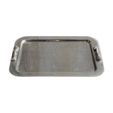 Silver tray with knot pattern handle L47.5