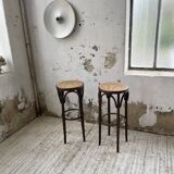 High cane bistro stools