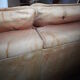 Vintage leather sofa Roche Bobois - extendable lounge seat