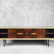 Mid-century modern Swedish rosewood and birch sideboard, 1960s