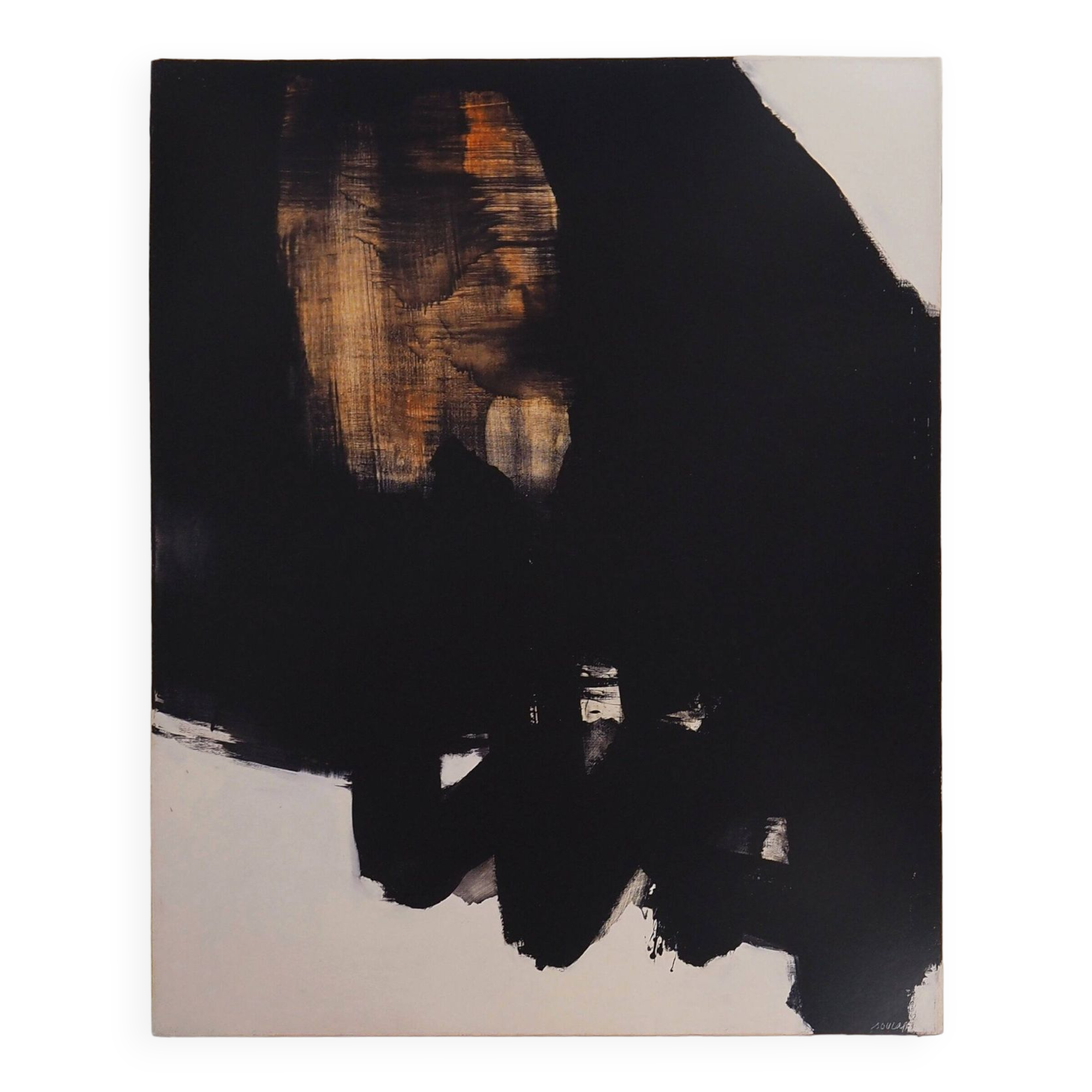 Pierre Soulages: painting 1st June 1964 - original signed poster