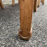 Set of four reupholstered Directoire period armchairs.