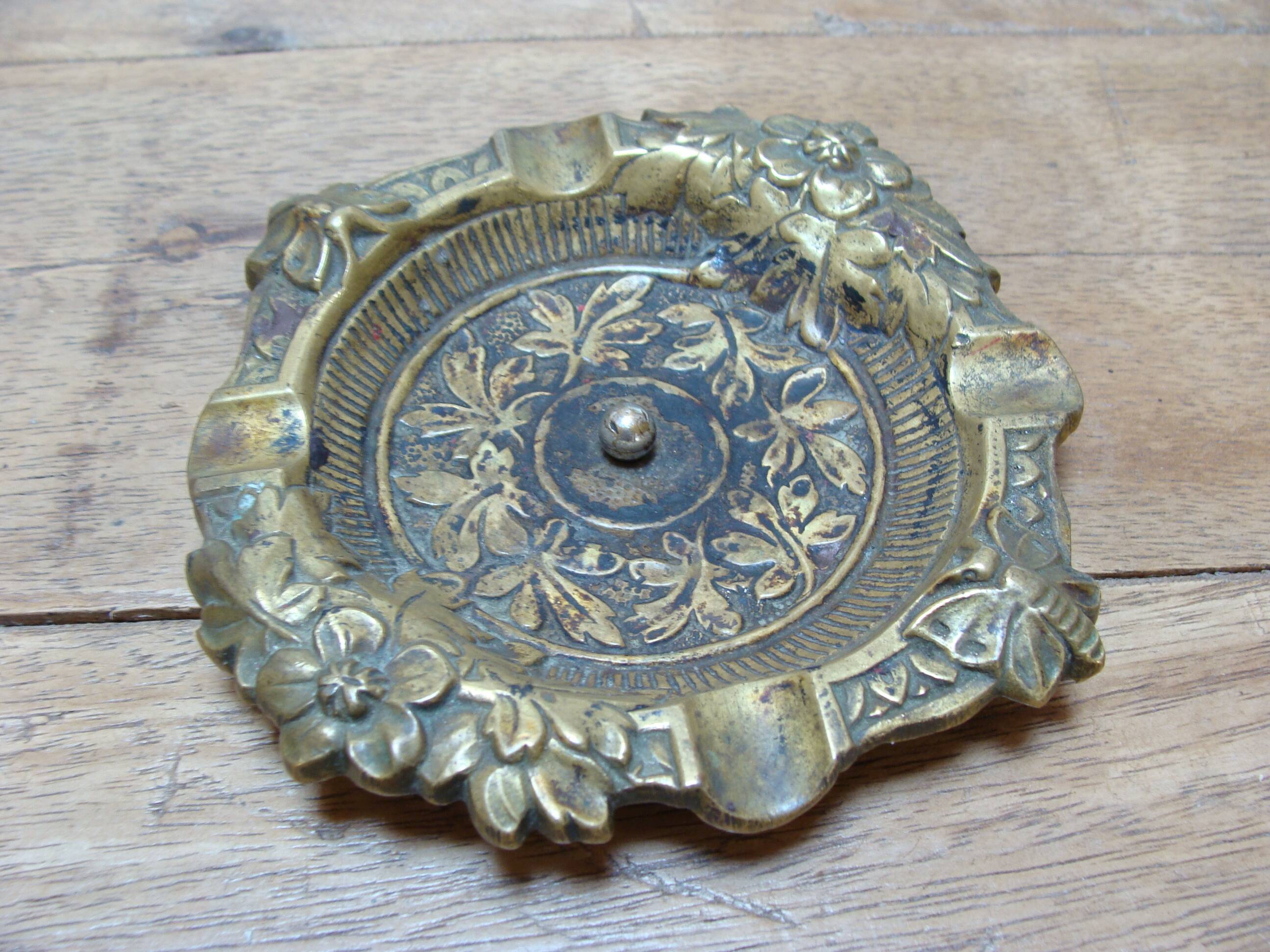 Empire bronze ashtray
