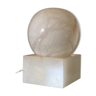 Alabaster bedside lamp