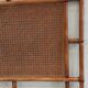 Traditional bamboo and cane headboard, 70's