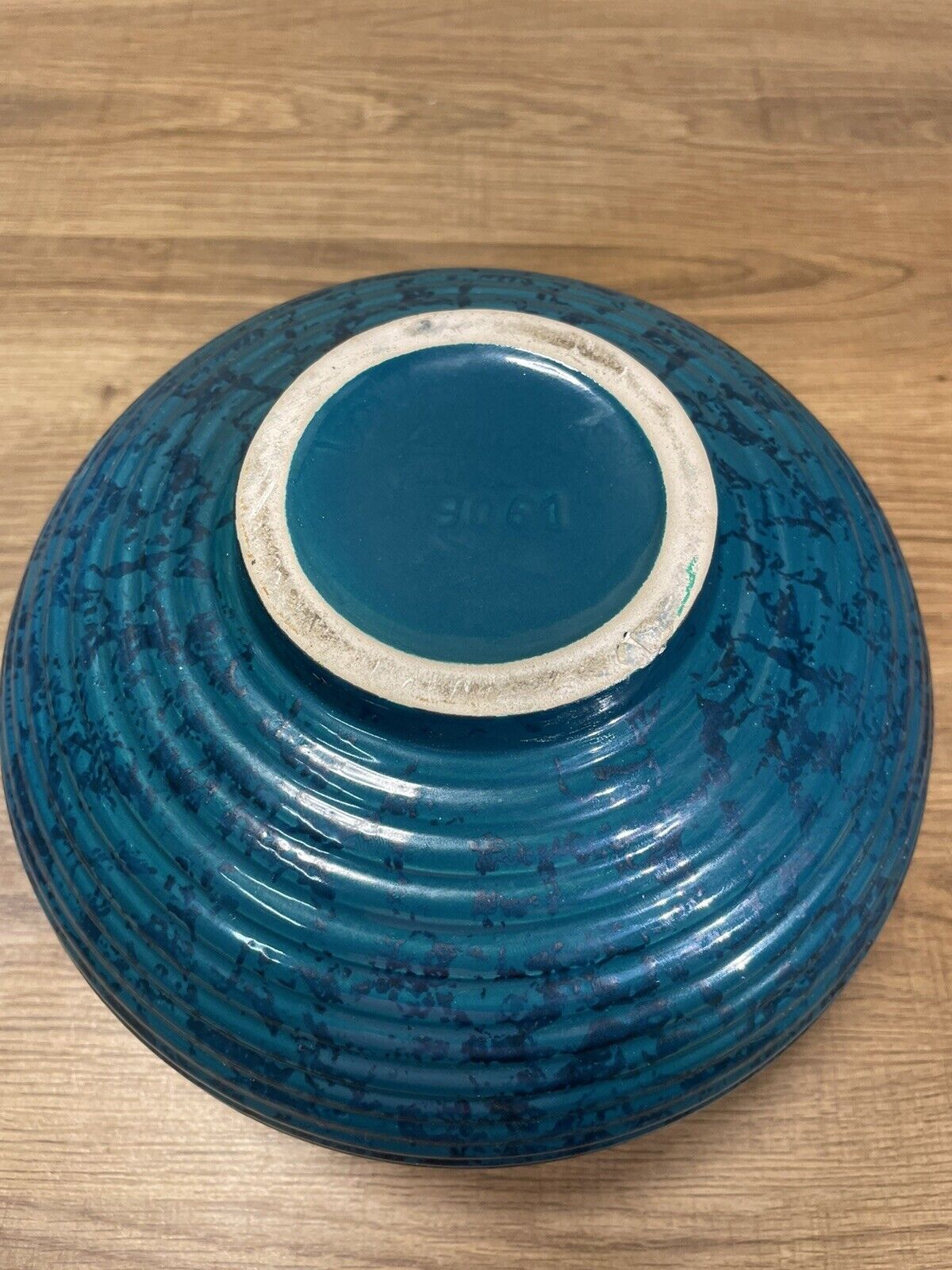 Vase ball earthenware Saint-Clement, France, art deco era