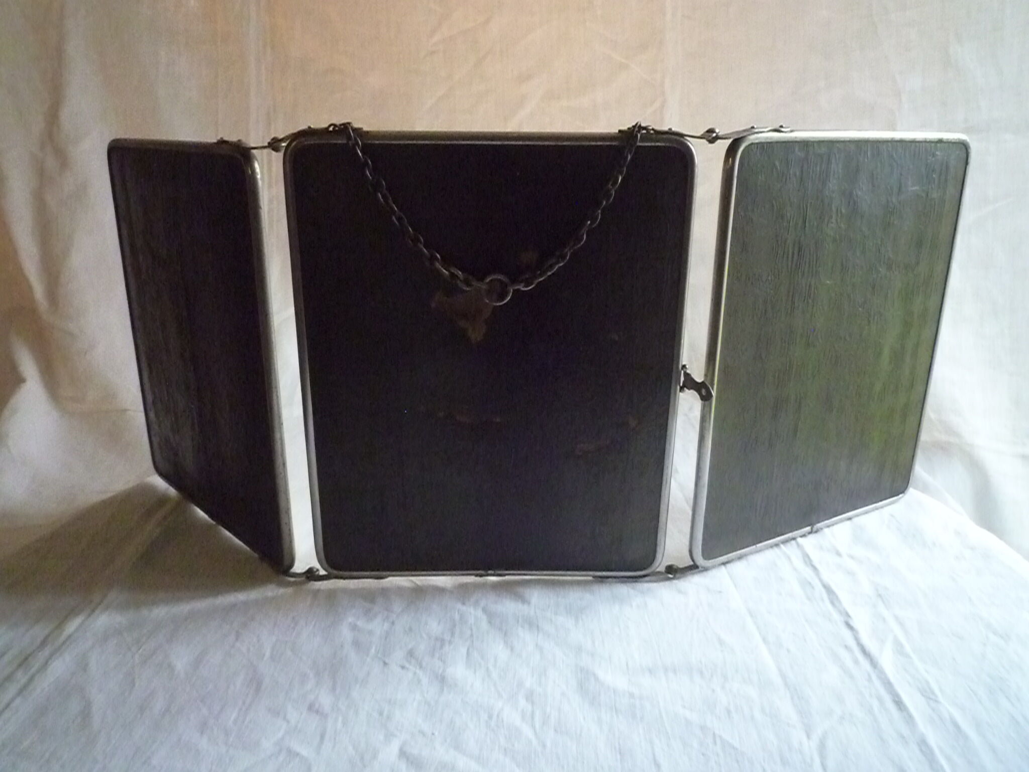 Barber mirror triptych early 1900