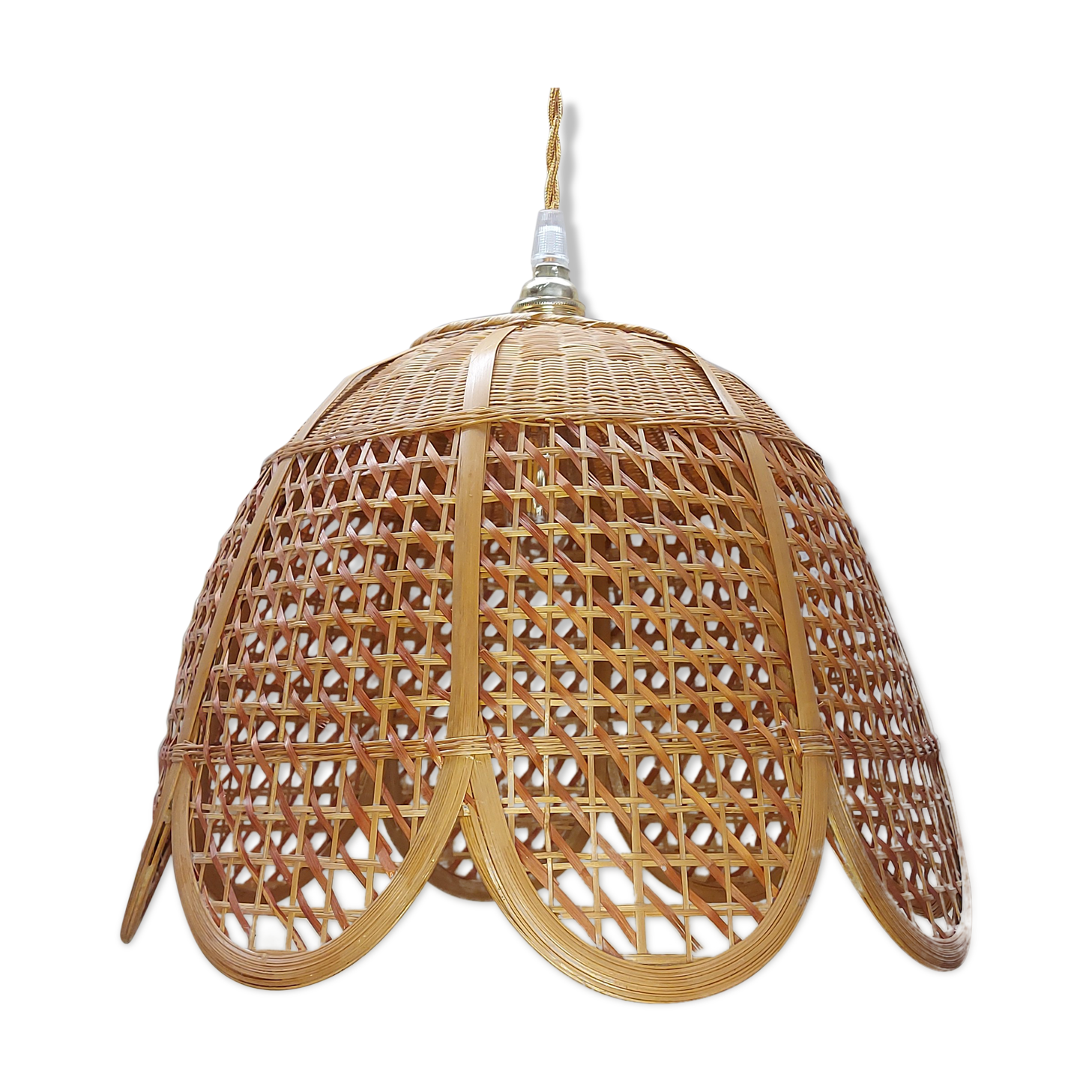 Suspension/ rattan stroller