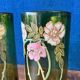 Pair of large Legras vases from the Art Nouveau period.