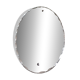 Miroir ovale biseauté Art Déco