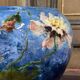 Cache pot XIXème à décor impressionniste