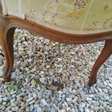 Paire de fauteuils anciens style louis xv