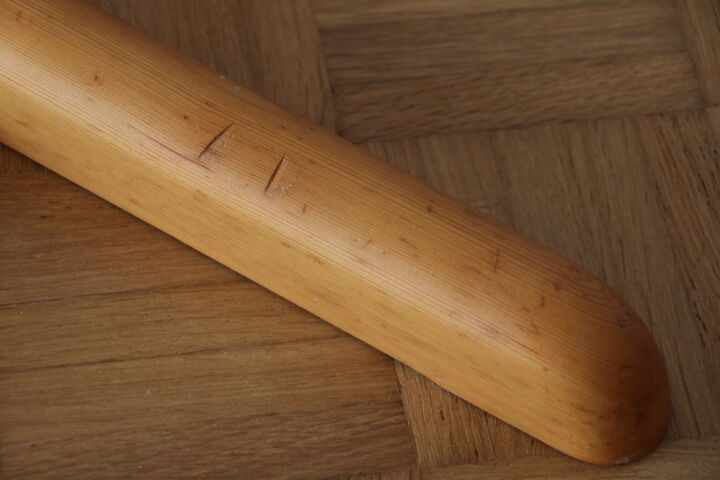Scandinavian pine coat rack 1970