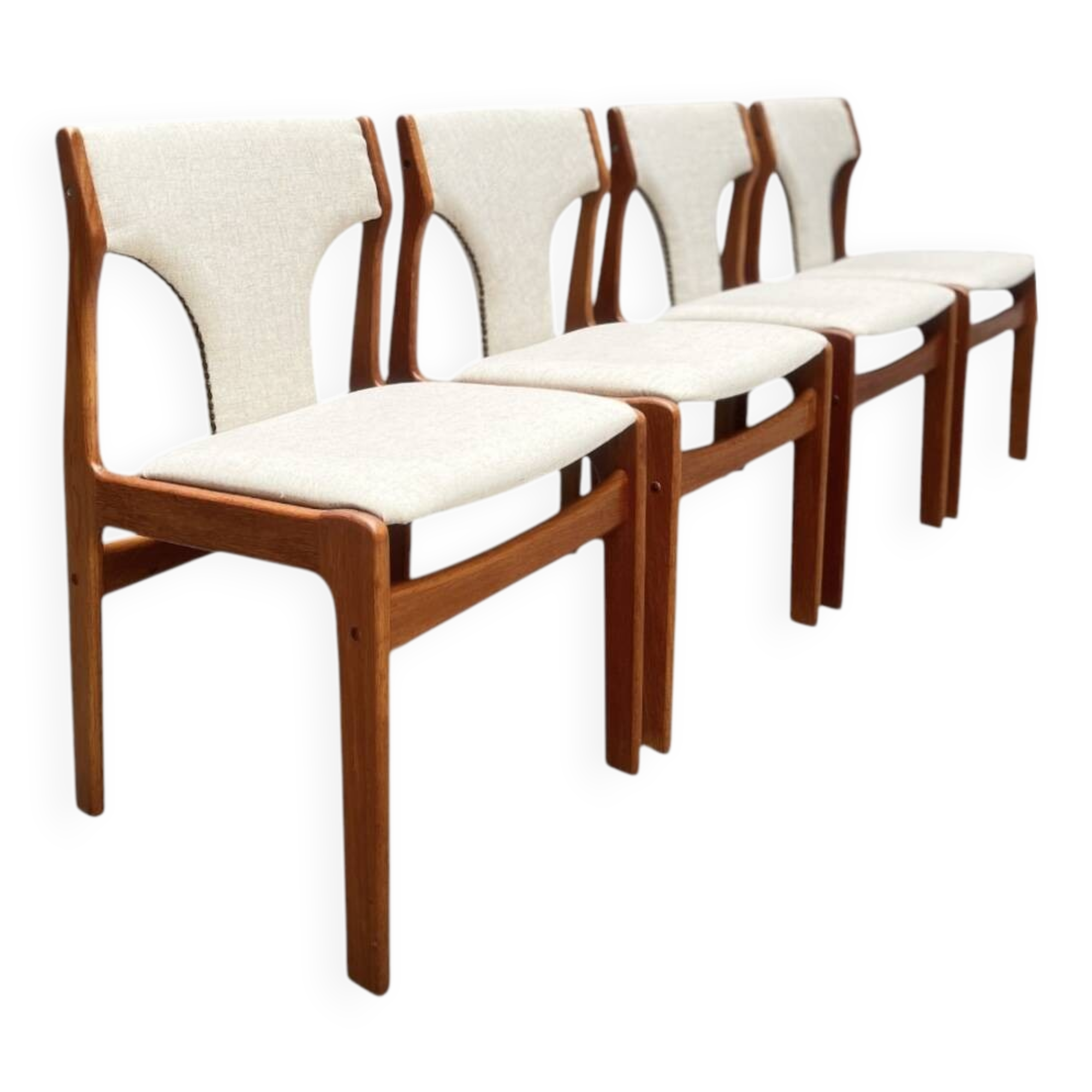 Set aus 4 vintage Stühle