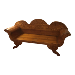 banc en bois Indonésien