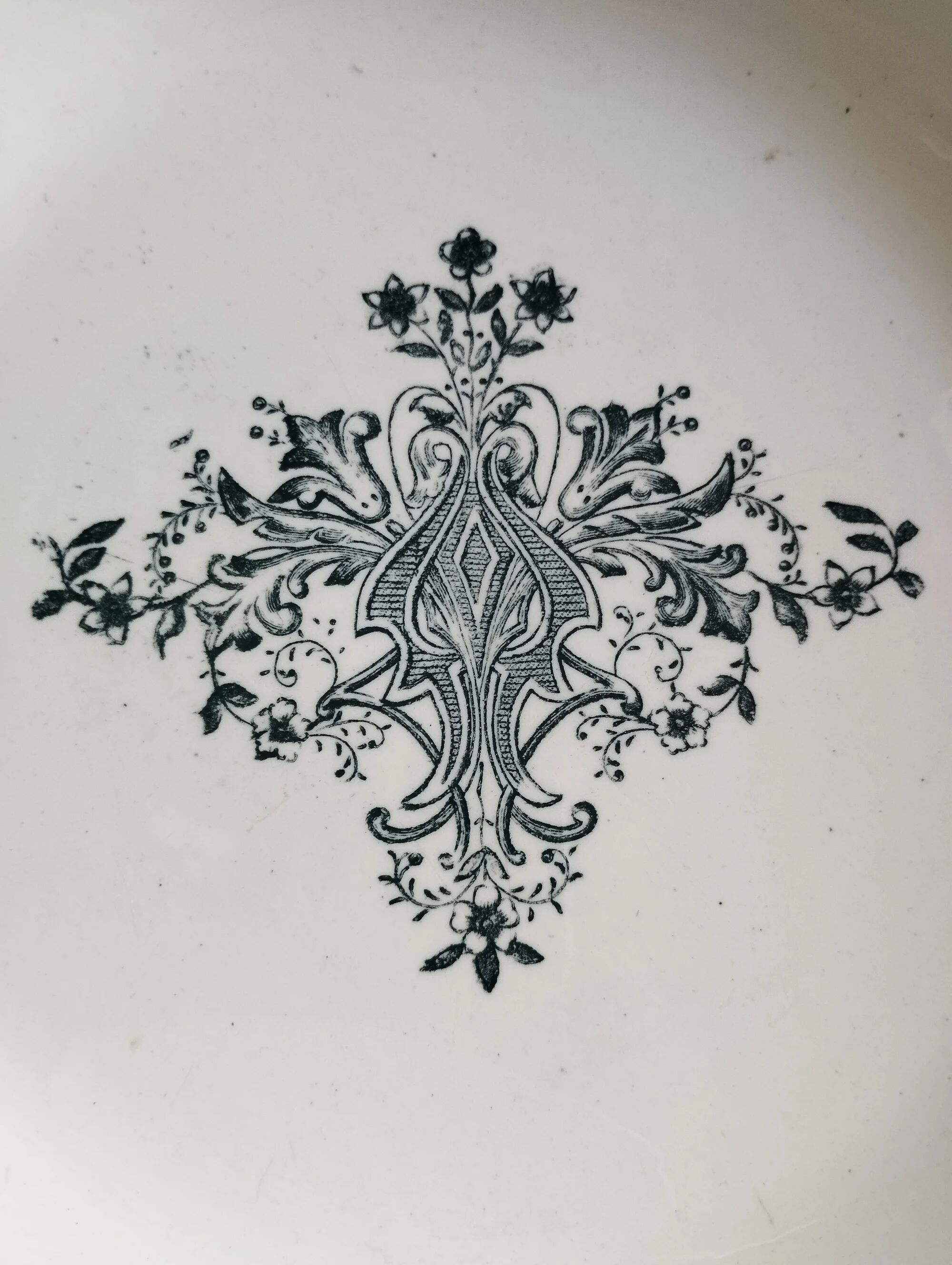 Earthenware service from Salins "Alhambra"