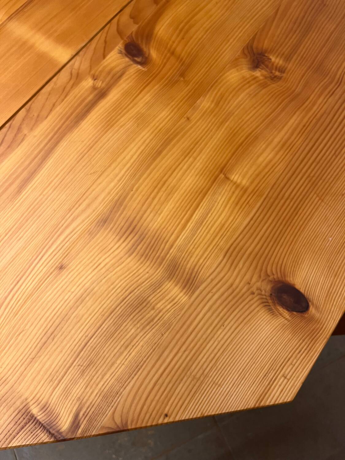 Softwood table by Erwin Egel for Dieter Güllert