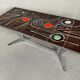 Table basse des années 50 – céramique et chrome
