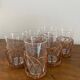 Plateau avec 6 verres rotin