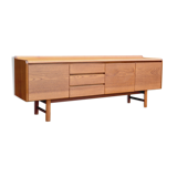 Sideboard  curved White & Newton clear teak