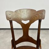 Chaise de salle à manger Jugendstil très rare n°522 par Thonet