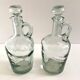 2 Vintage 70's Carafes Pourers Bottles Pitchers Olive Oil Vinegar Art