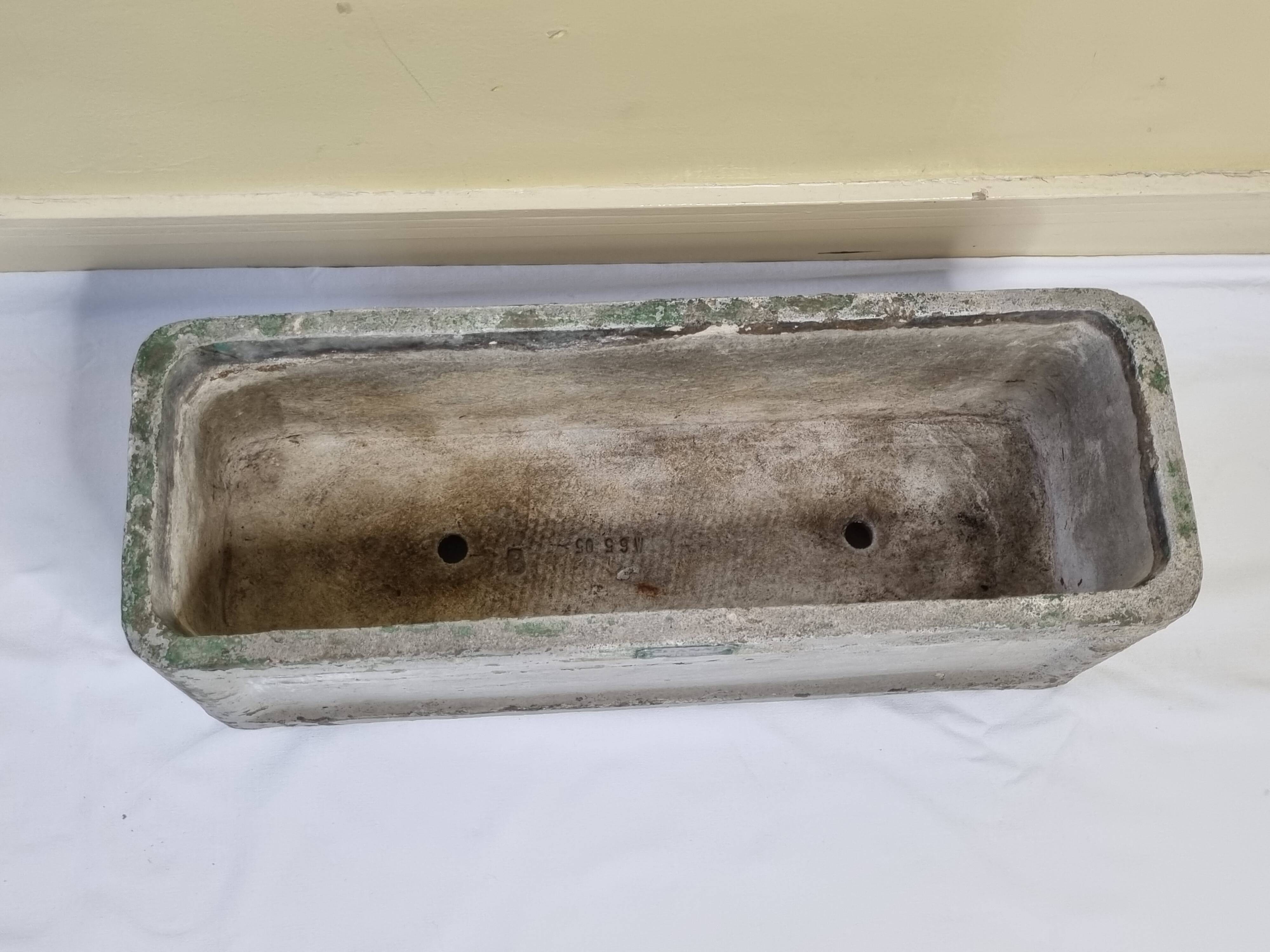 Vintage concrete planters "Chanal Paris", 55 cm