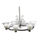 Mid-Century Modern Chandelier, Murano, Barovier Style, 1950s