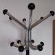 Chrome parrot coat rack with 12 hooks