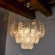 Lustre "Leaves" by Mazzega glass from Murano, Italy, 1970