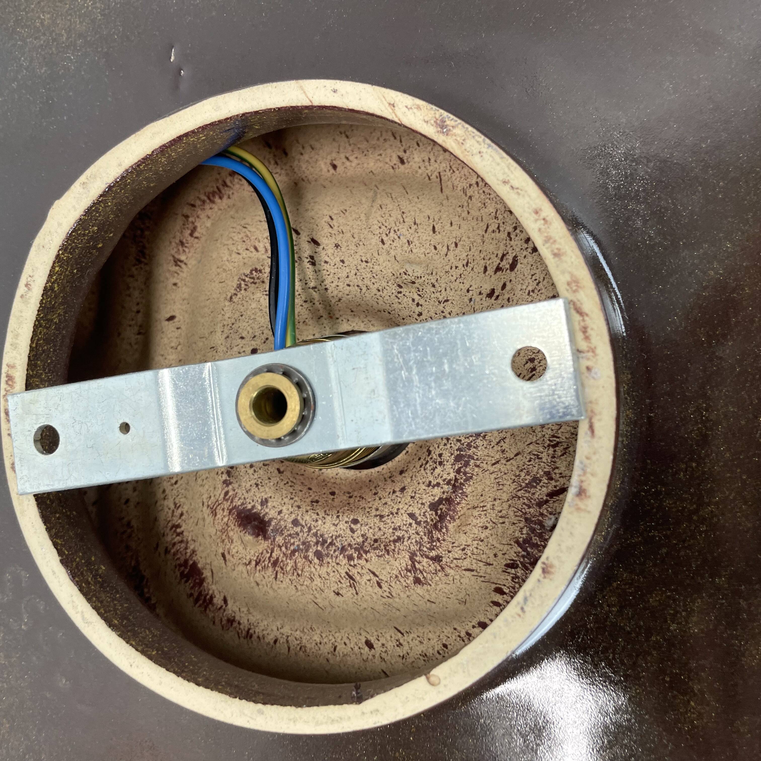 Cubic psychedelic pop art fat lava wall light by pan ceramics, germany, 1970