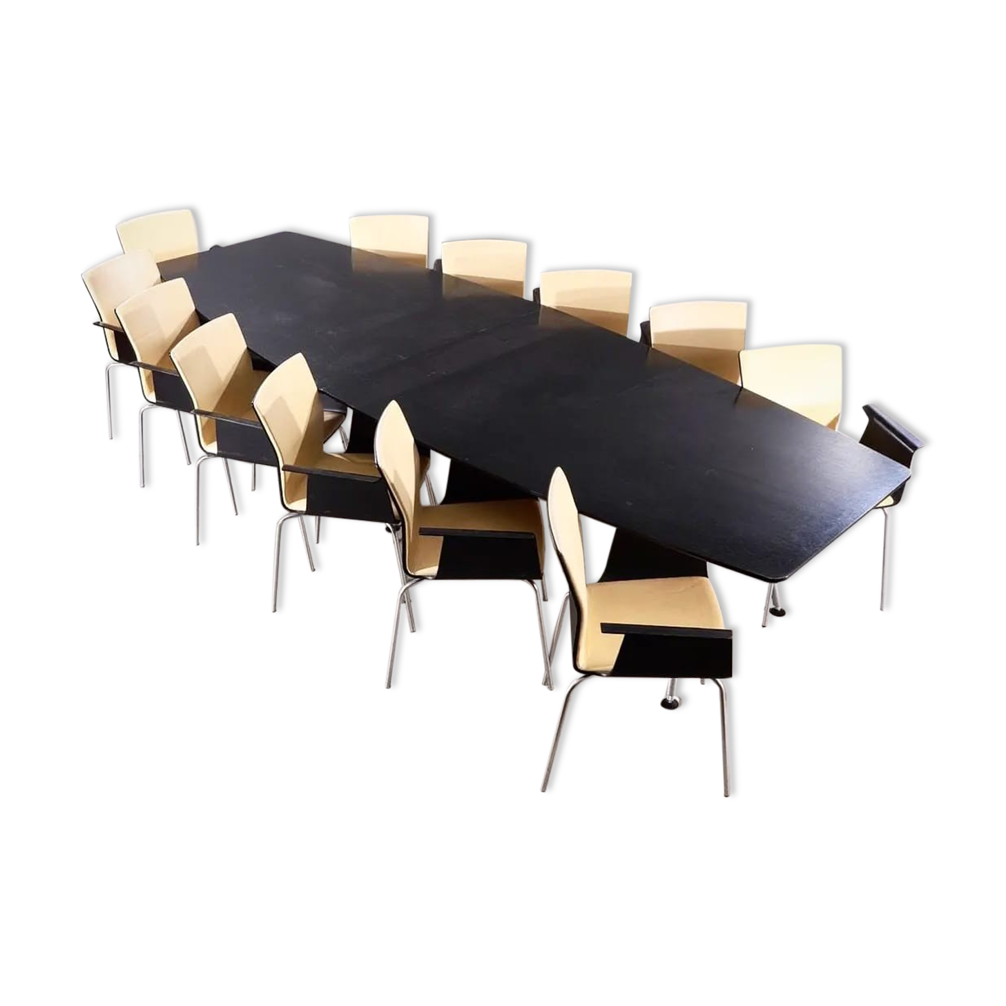 Conference table set and chairs "Skandiform"
