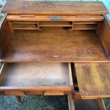 Vintage office called American office with oak curtain