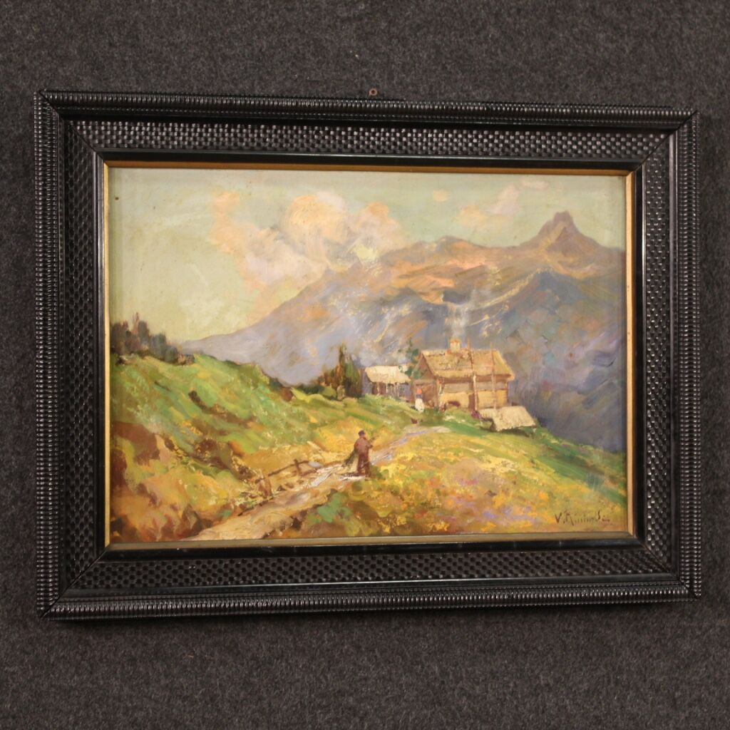 Signed landscape from the 1950s