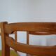 6 chaises velours jaune