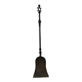 Cast iron carved fireplace shovel