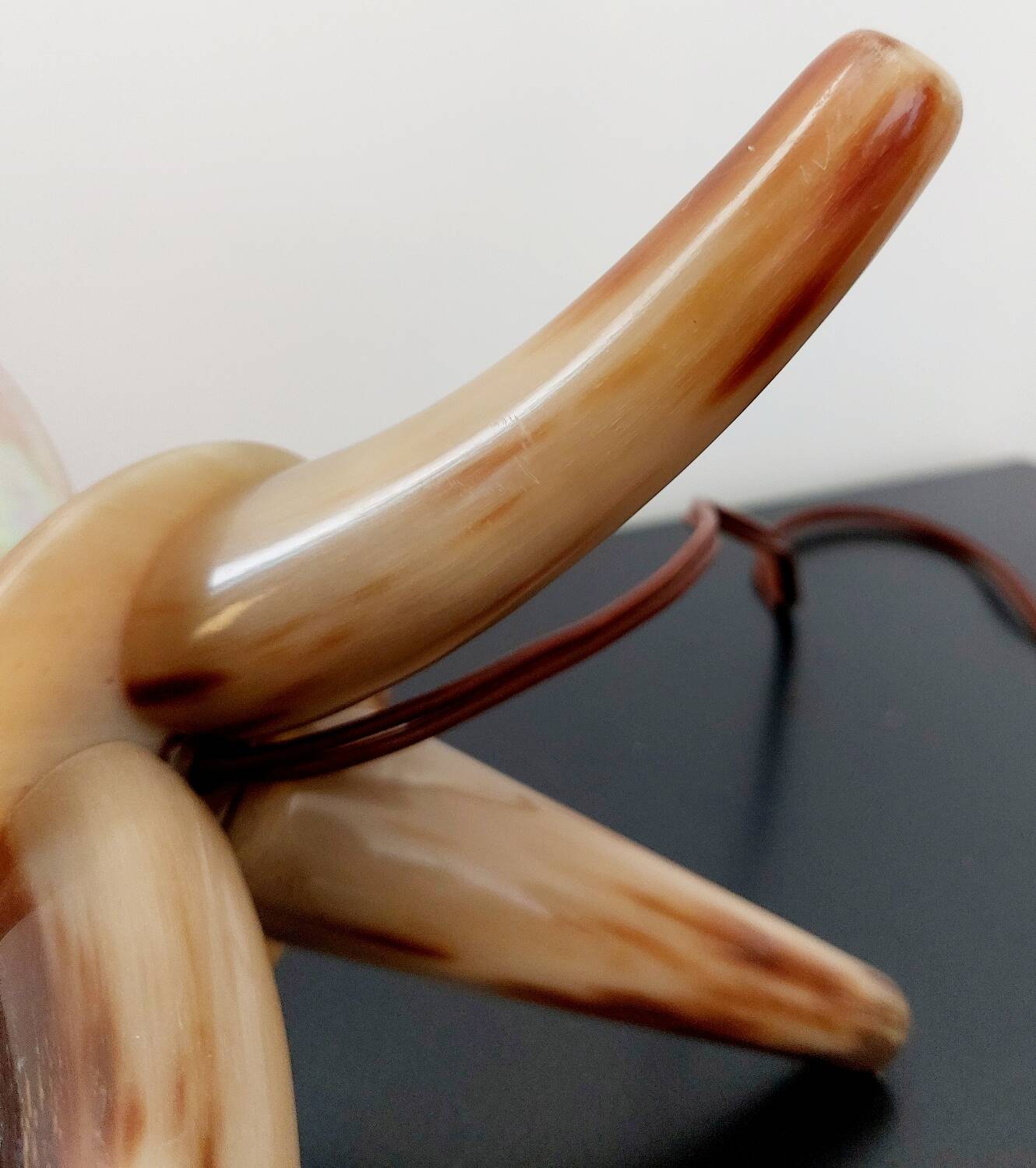 Vintage shell lamp