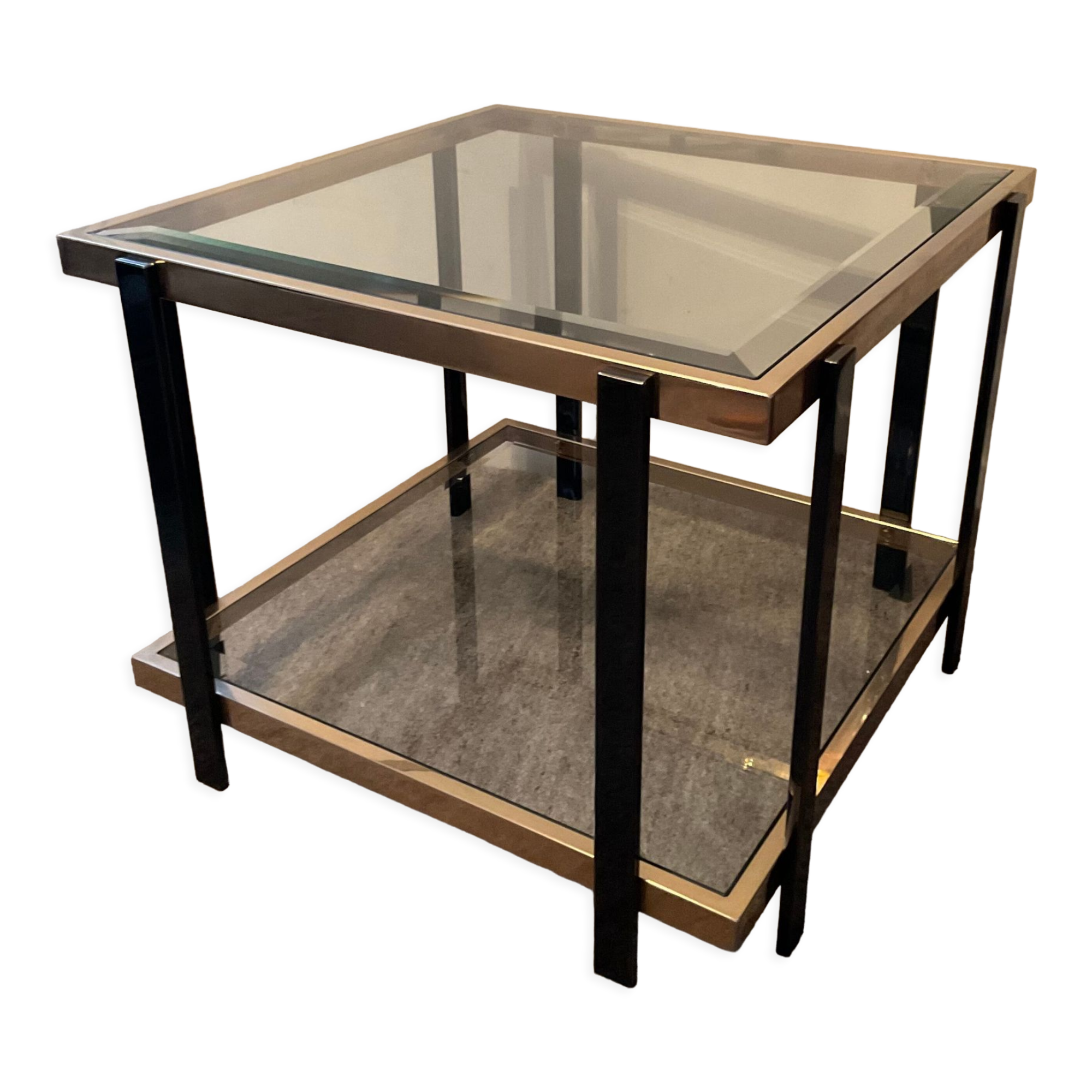 Belgo Chrom Hollywood Regency Coffee Table of the 70s