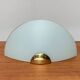 Postmodern vintage glass wall light by Metalarte, 1980s.