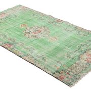 Anatolian handmade vintage rug 241 cm x 131 cm