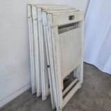 Set of 5 Vintage TRIESTE Foldable Chair by Aldo Jacober, 1970s Mid-Century