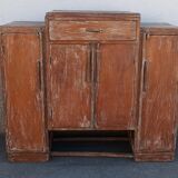 Meuble de rangement en bois ancien