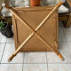 Square rattan coffee table - 67 cm