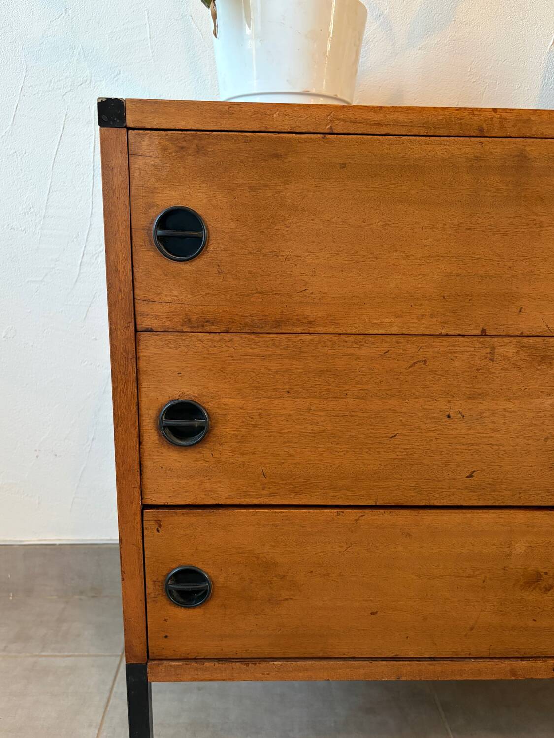 Vintage chest of drawers from the 1960s.