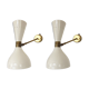 Pair of Italian design sconces 1950