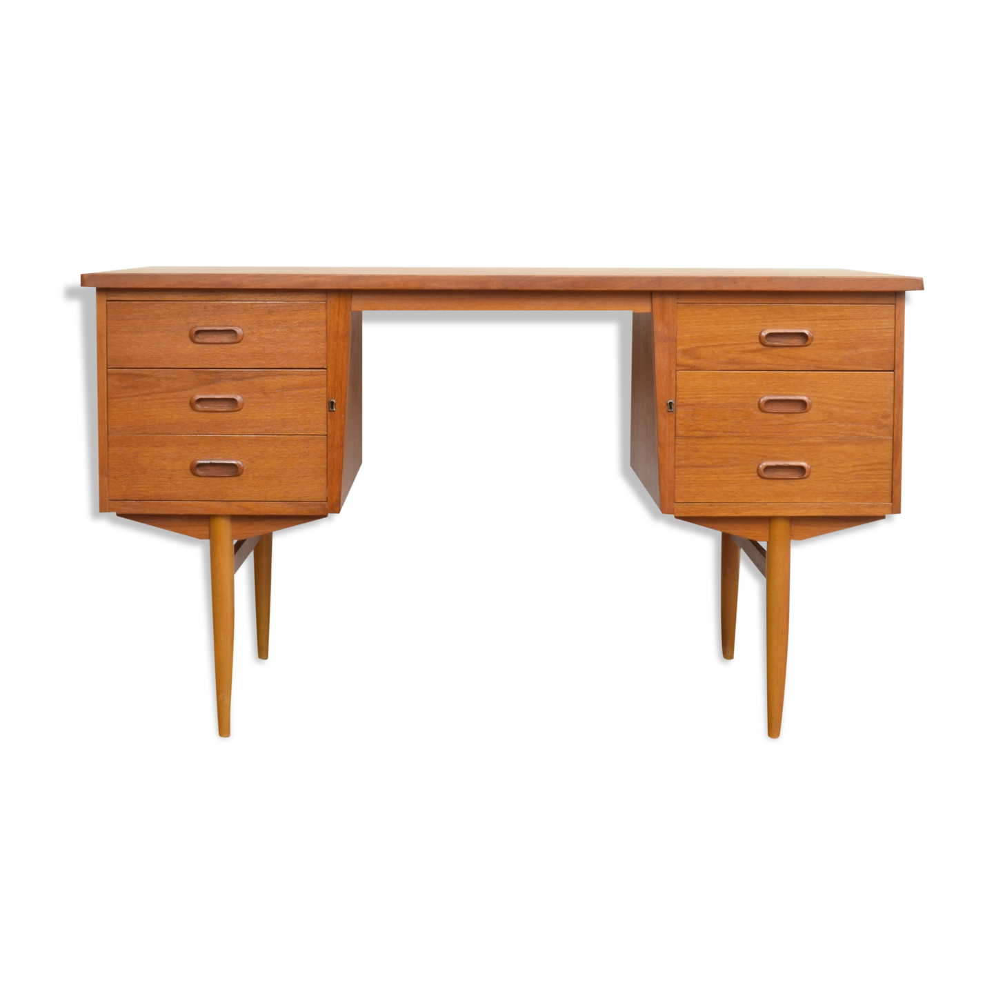 Mid-century danish teak desk, 1960