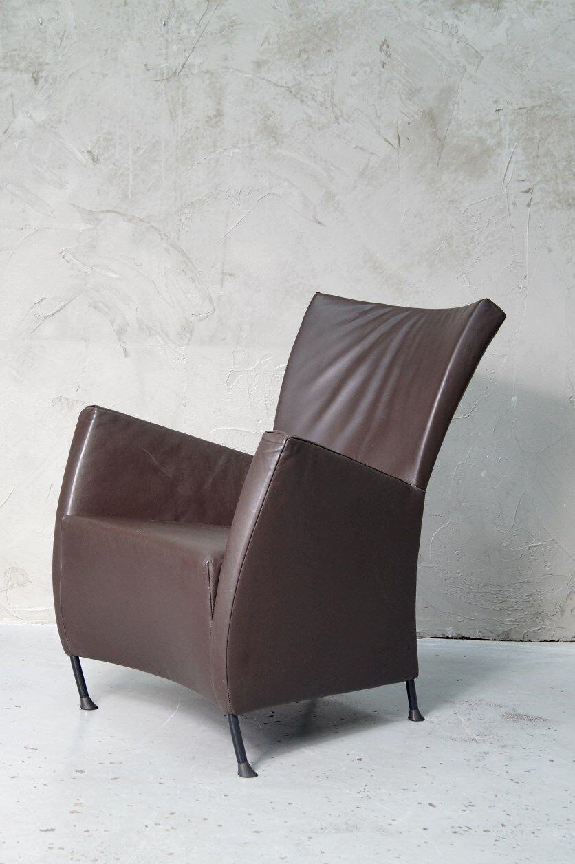 Leather Windy easy chair by Gijs Papavoine for Montis, 1990s
