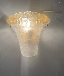 Murano Glass Sconces Set of 2 1970’s